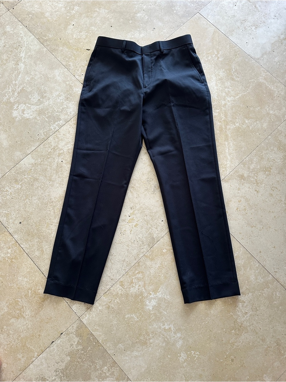 Men's Navy Dress Pants - Classic Tailored Fit